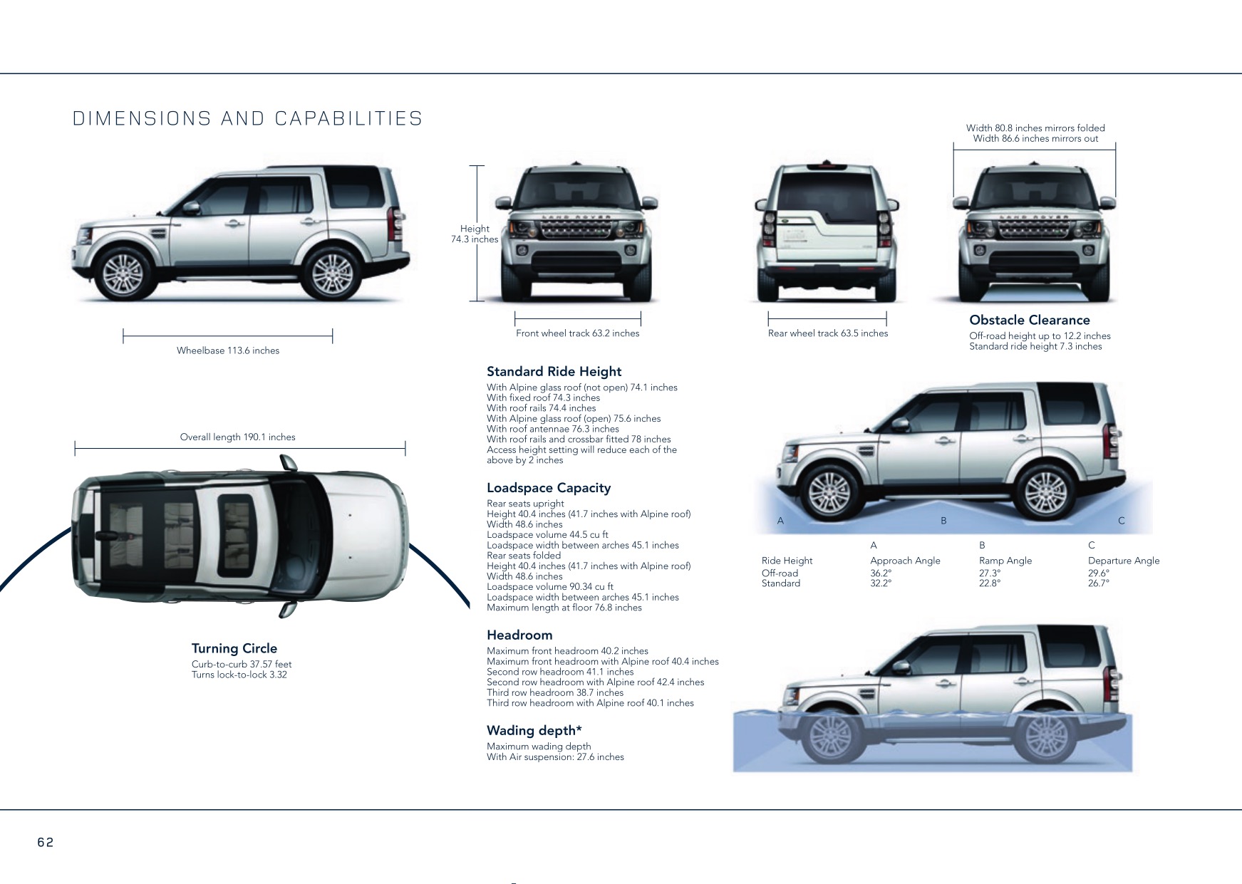 2016 Land Rover LR4 Brochure Page 61